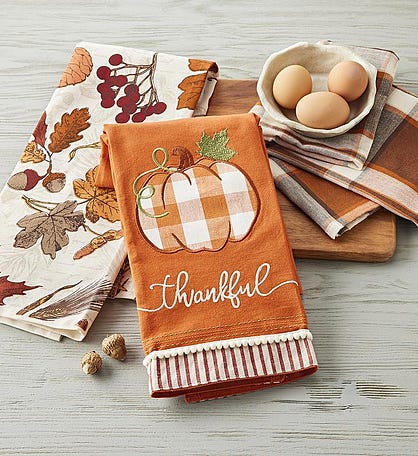 Thankful Harvest Towels - Set of 3 